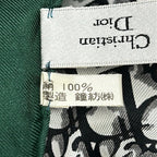 Dior Scarf Green Black Multi Trotter — view 3