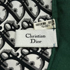 Dior Scarf Green Black Multi Trotter — view 2