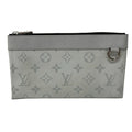 Louis Vuitton Pouch Taigarama Pochette Discovery PM Antarctica Leather Cowhide