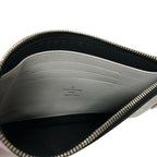 Louis Vuitton Pouch Taigarama Pochette Discovery PM Antarctica Leather Cowhide — view 4