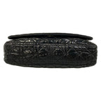 Dior Shoulder Bag Cannage Stitch Black Chain Silver Leather — view 5