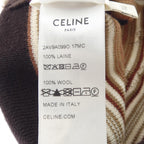 Celine Triomphe Knit Cap Hat — view 3