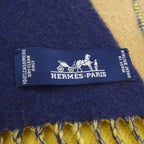 Hermes Stole Scarf Navy — view 3