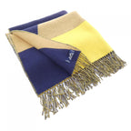 Hermes Stole Scarf Navy