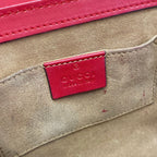 Gucci Shoulder Bag GG Supreme Box Beige Red Leather — view 7