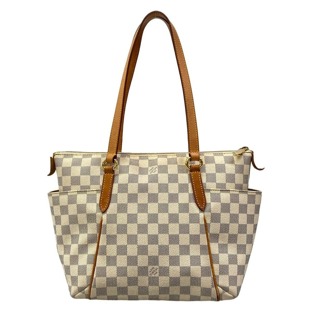 Louis Vuitton Shoulder Bag Damier Totally PM Azur Strap Repair — view 3