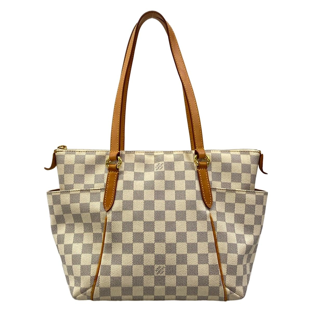 Louis Vuitton Shoulder Bag Damier Totally PM Azur Strap Repair