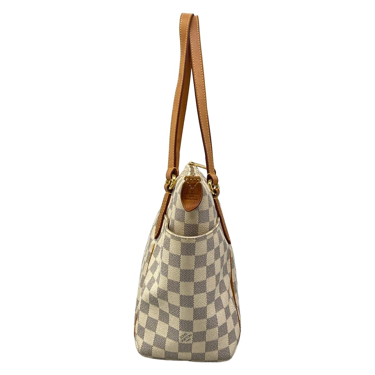 Louis Vuitton Shoulder Bag Damier Totally PM Azur Strap Repair — view 4