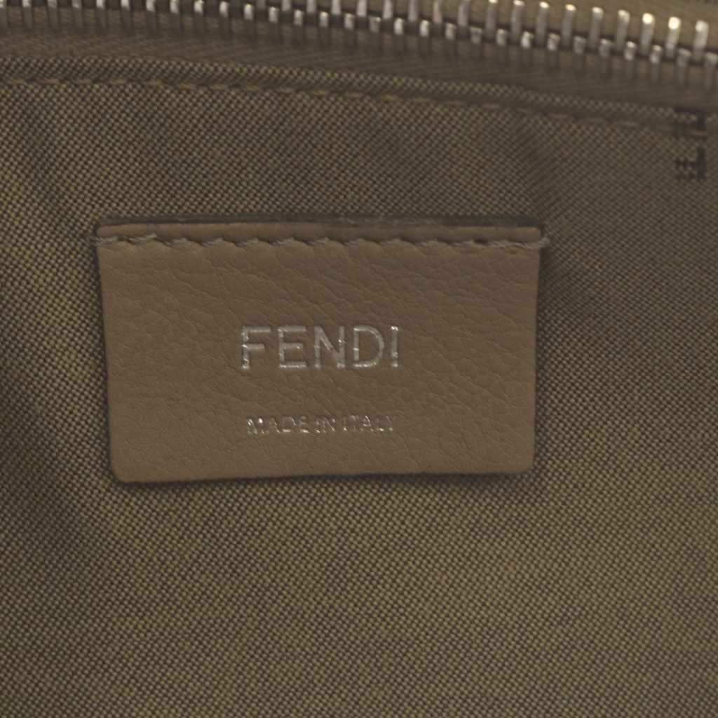 Fendi by the Way Medium 2-Way Shoulder Bag Leather Greige — view 3