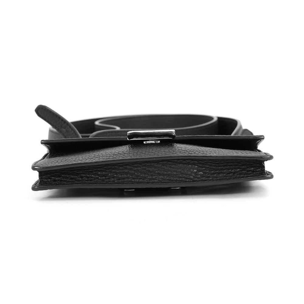 Fendi Shoulder Bag Selleria Baguette Slim Clutch Pouch Black — view 3