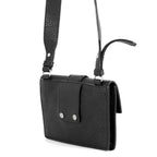 Fendi Shoulder Bag Selleria Baguette Slim Clutch Pouch Black — view 2