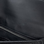 Fendi Shoulder Bag Selleria Baguette Slim Clutch Pouch Black — view 7