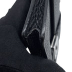 Fendi Shoulder Bag Selleria Baguette Slim Clutch Pouch Black — view 6