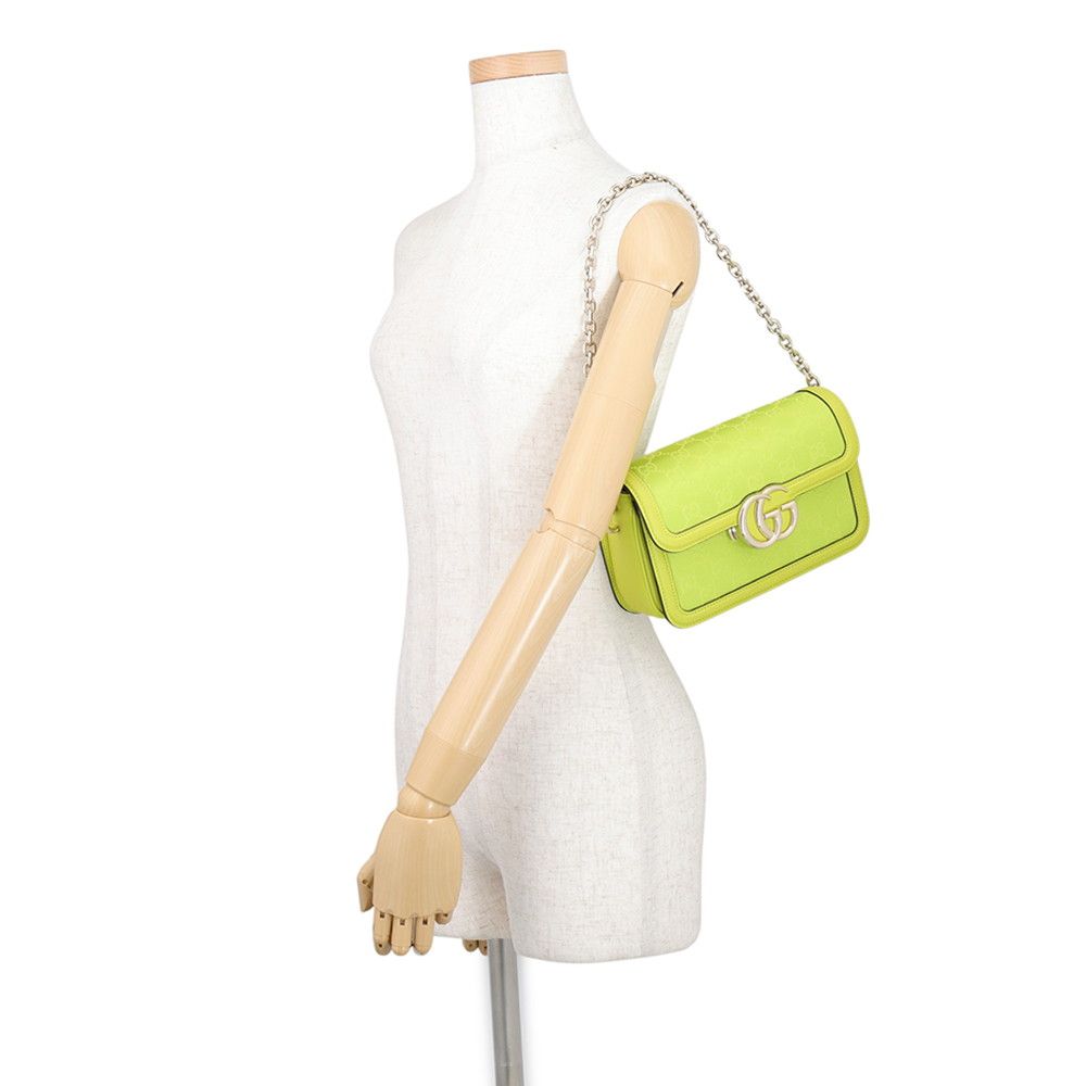 Gucci Chain Shoulder Bag Go Small GG Marmont — view 4