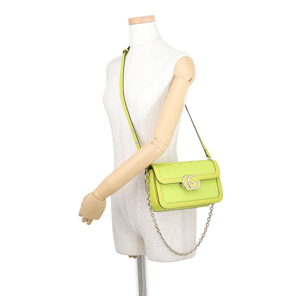 Gucci Chain Shoulder Bag Go Small GG Marmont — view 5