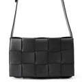 Bottega Veneta Shoulder Bag Maxi Intrecciato Small Cassette Lambskin Black