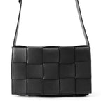 Bottega Veneta Shoulder Bag Maxi Intrecciato Small Cassette Lambskin Black