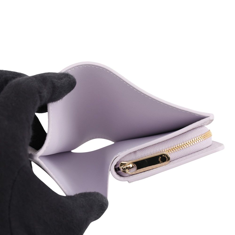 Louis Vuitton Bifold Wallet Monogram Mahina Portefeuille Clair Purple — view 5