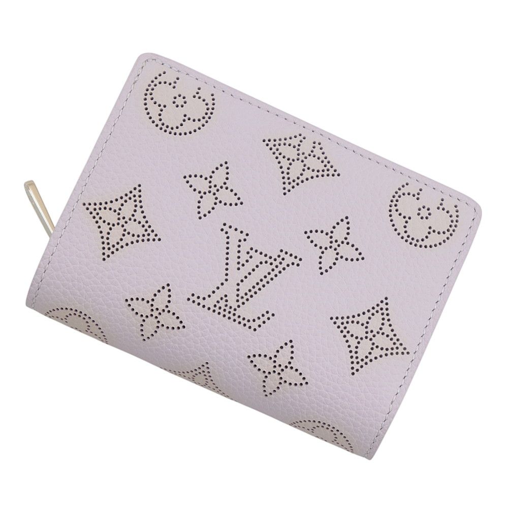 Louis Vuitton Bifold Wallet Monogram Mahina Portefeuille Clair Purple