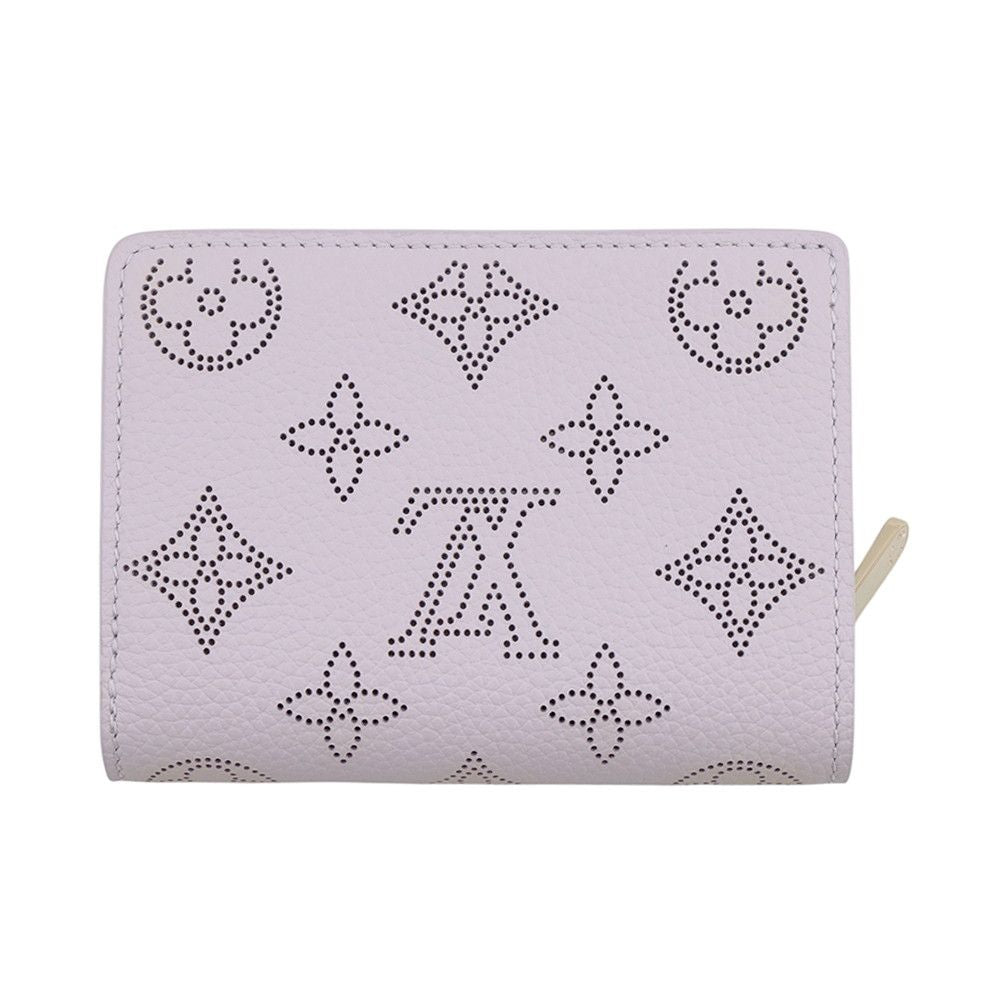 Louis Vuitton Bifold Wallet Monogram Mahina Portefeuille Clair Purple — view 3