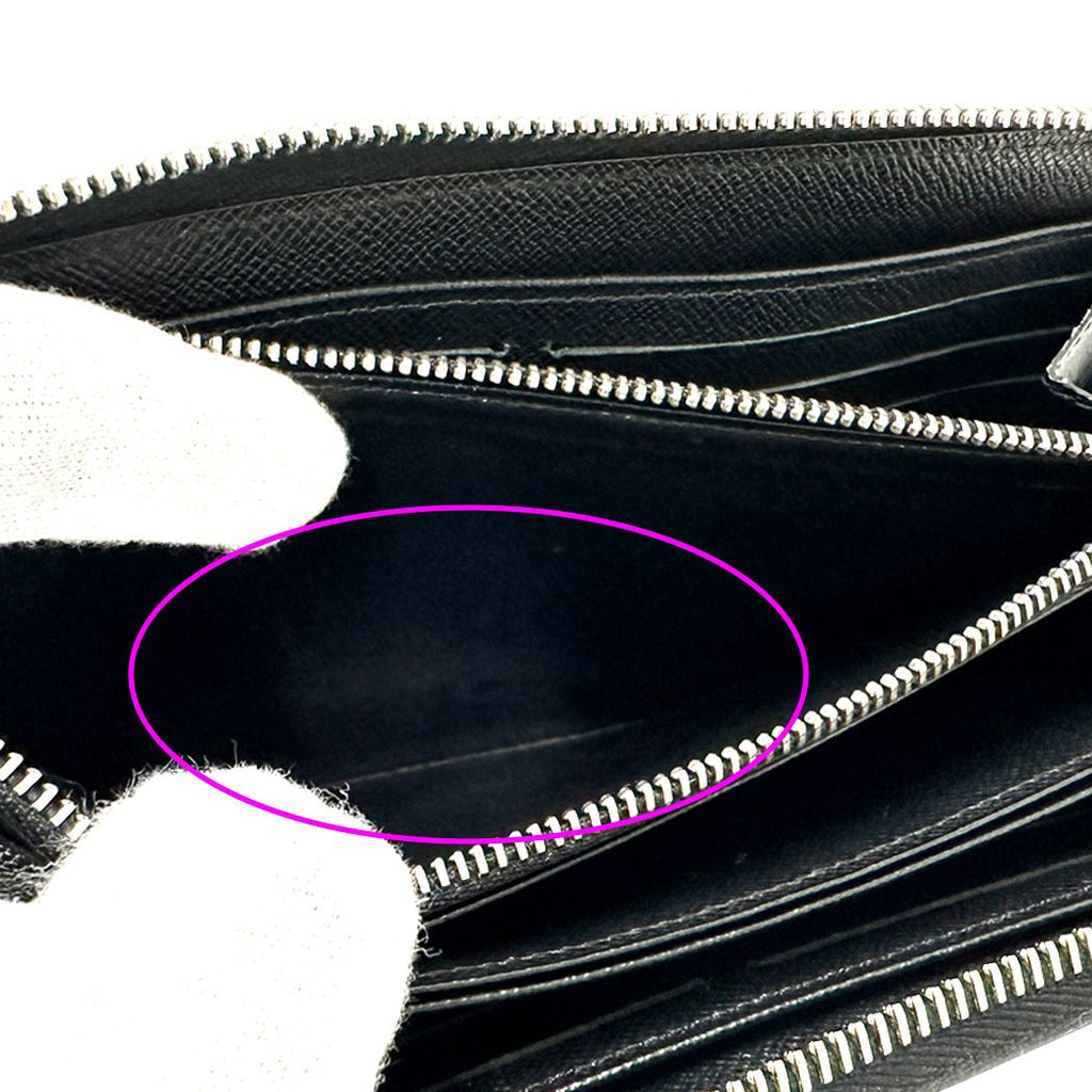 Louis Vuitton Wallet Epi Zippy Noir Black Everyday Use Zip Around — view 7