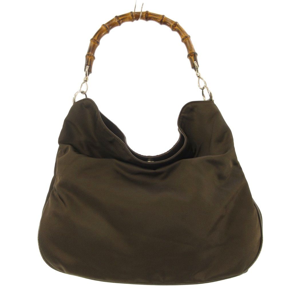 Gucci Bamboo Handle Bag Dark Brown — view 2