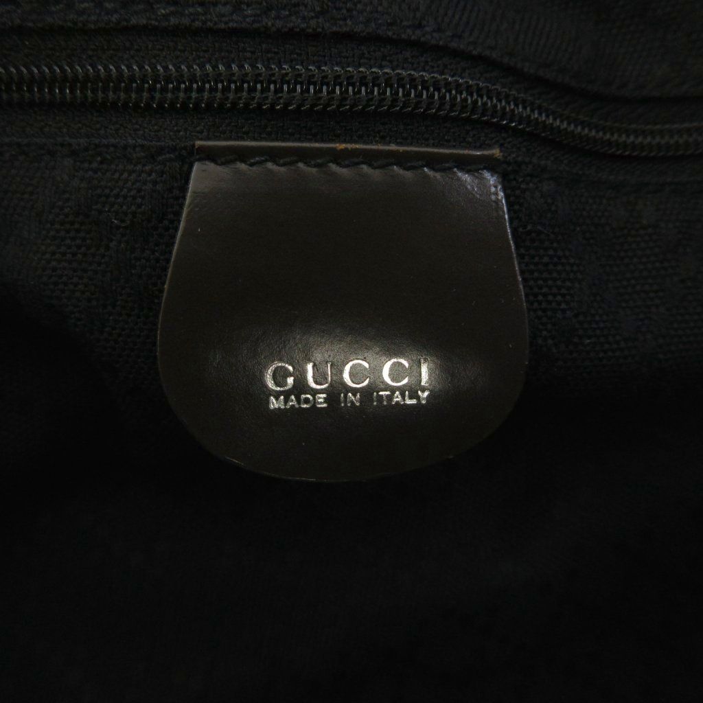 Gucci Bamboo Handle Bag Dark Brown — view 6