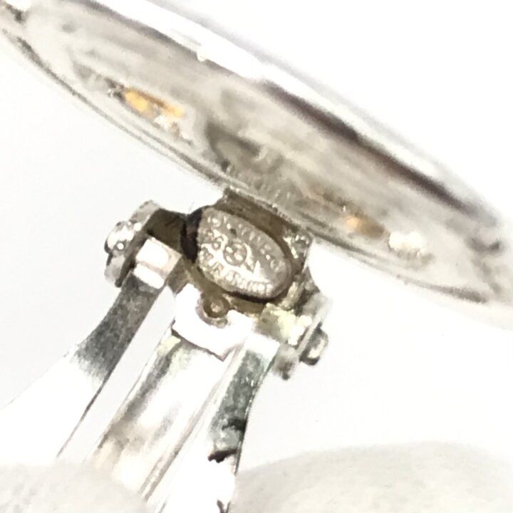 Chanel CC Logo Round Earrings Gold Silver — view 7