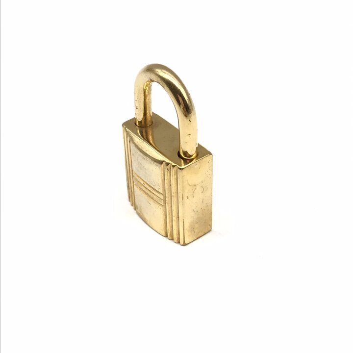 Hermes Padlock Gold Charm Pendant — view 7