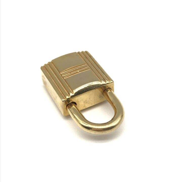 Hermes Padlock Gold Charm Pendant — view 4