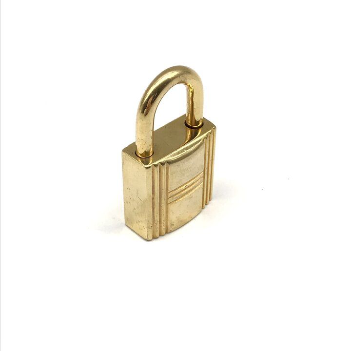 Hermes Padlock Gold Charm Pendant — view 8