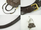 Louis Vuitton LV Trevi PM Damier Ebene 2-Way Shoulder Bag Brown — view 6