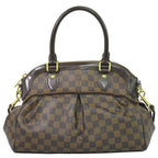 Louis Vuitton LV Trevi PM Damier Ebene 2-Way Shoulder Bag Brown