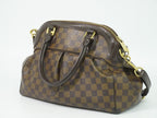 Louis Vuitton LV Trevi PM Damier Ebene 2-Way Shoulder Bag Brown — view 2