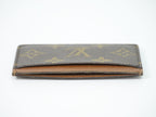 Louis Vuitton LV Porte Cartes Simple Monogram Card Case Business Brown — view 5