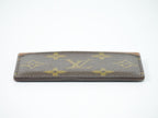 Louis Vuitton LV Porte Cartes Simple Monogram Card Case Business Brown — view 3