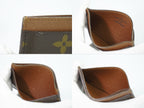 Louis Vuitton LV Porte Cartes Simple Monogram Card Case Business Brown — view 8