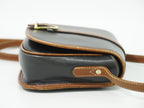 Celine Leather Shoulder Bag Pochette Black — view 4