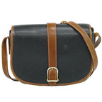 Celine Leather Shoulder Bag Pochette Black