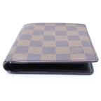 Louis Vuitton Damier Ebene Canvas Portefeuille Marco Wallet Brown — view 3