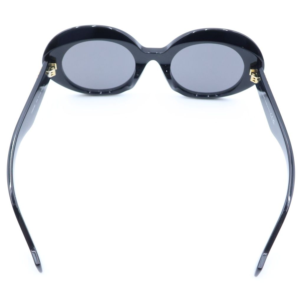 Loewe Anagram Oval Sunglasses Black Eyewear — view 2