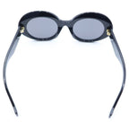Loewe Anagram Oval Sunglasses Black Eyewear — view 2