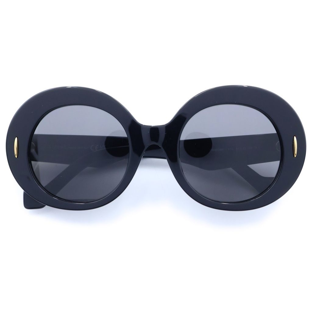Loewe Anagram Oval Sunglasses Black Eyewear