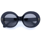 Loewe Anagram Oval Sunglasses Black Eyewear