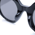 Loewe Anagram Oval Sunglasses Black Eyewear — view 5