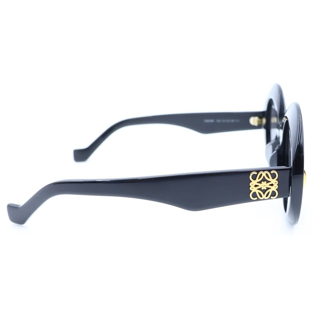 Loewe Anagram Oval Sunglasses Black Eyewear — view 3