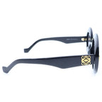 Loewe Anagram Oval Sunglasses Black Eyewear — view 3