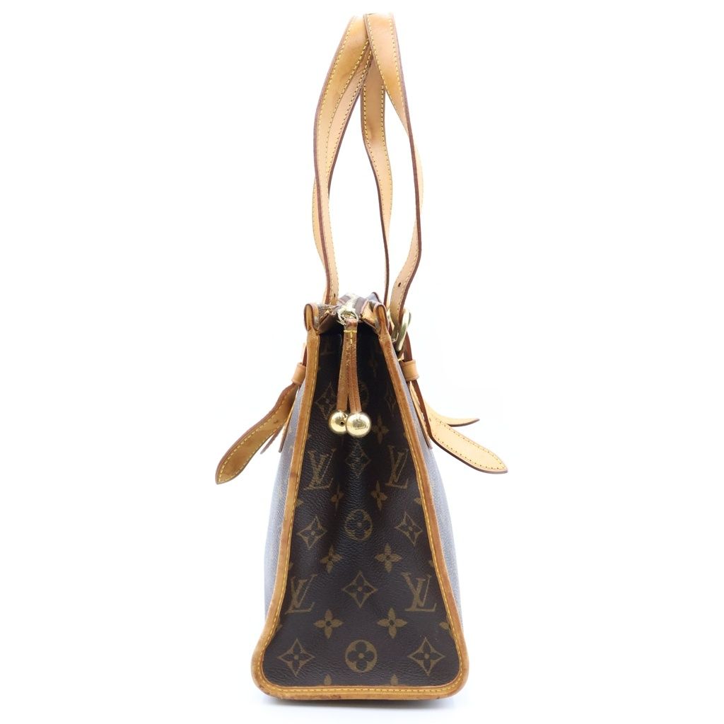 Louis Vuitton Monogram Popincourt Au Handbag Mini Tote Brown Leather Gold — view 3