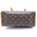 Louis Vuitton Monogram Popincourt Au Handbag Mini Tote Brown Leather Gold — view 4