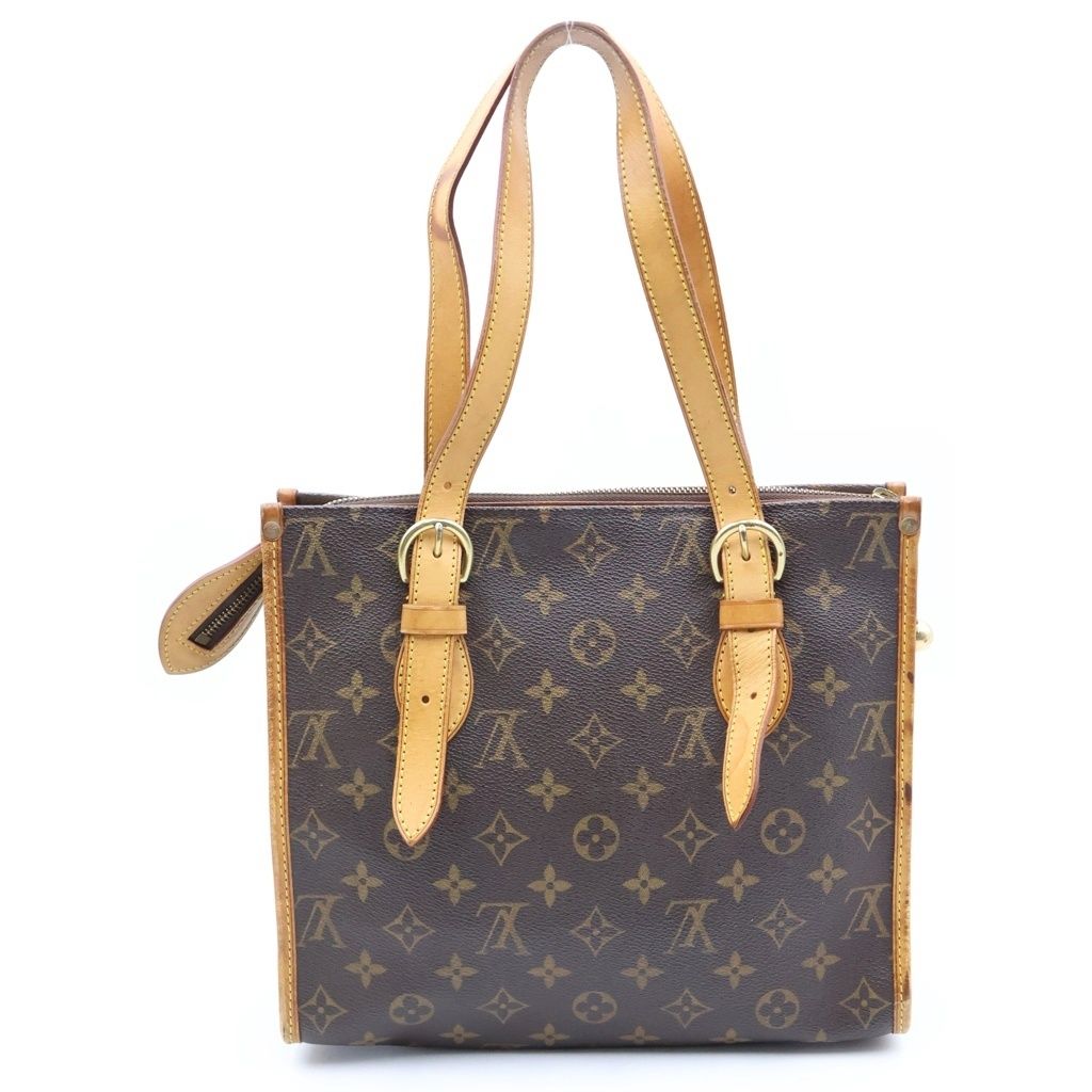 Louis Vuitton Monogram Popincourt Au Handbag Mini Tote Brown Leather Gold — view 2